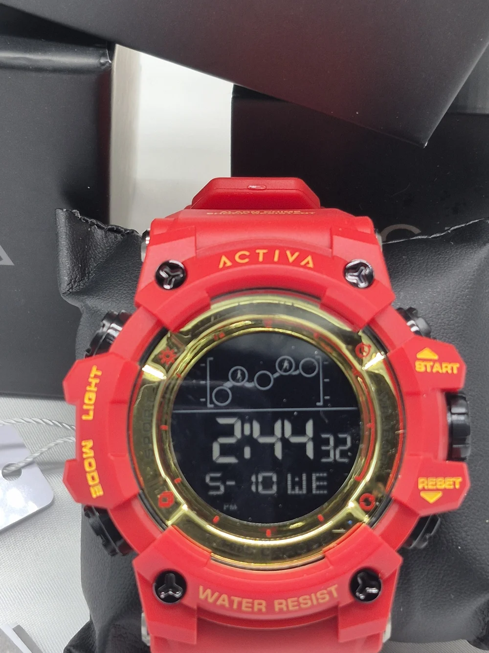 Ativa Red and Gold Digital Sports Watch